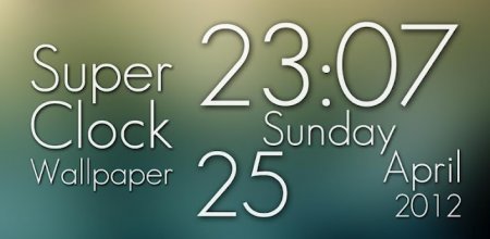 Super Clock Live Wallpaper Pro 