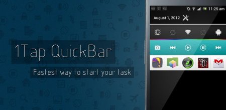 1Tap Quick Bar для Android 