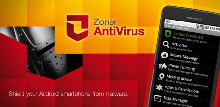 Zoner Antivirus Free - Tablet v.1.1.1 & Phone v.1.7.1